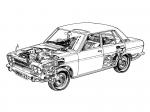 Datsun 1300 1970 года